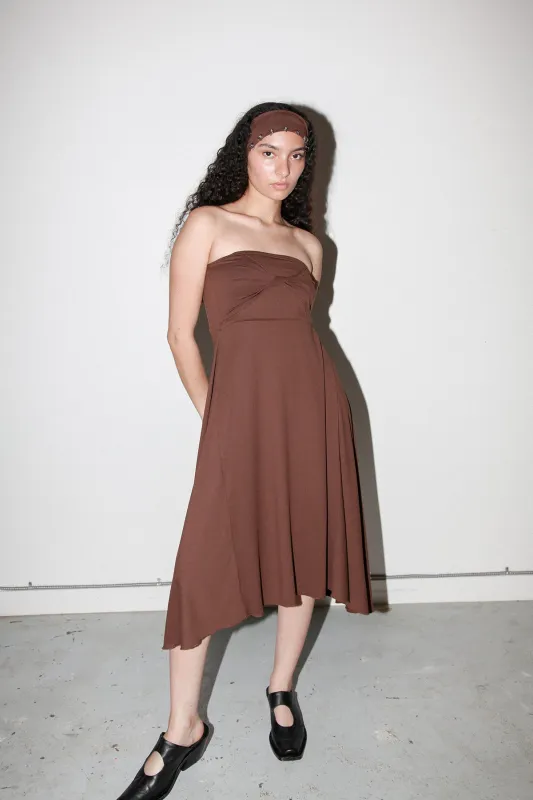 Twist Sport Dress in Mud sold by KkCo