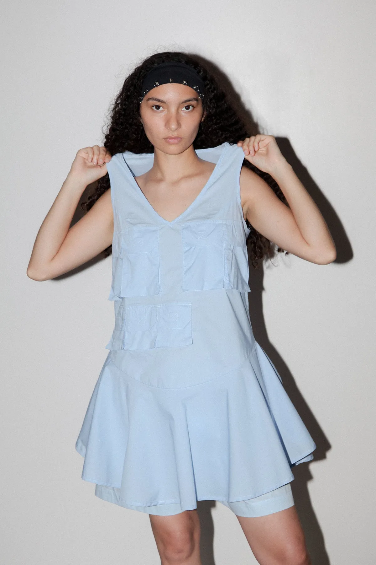 Sprint Dress in Sky sold by KkCo product image thumbnail 2