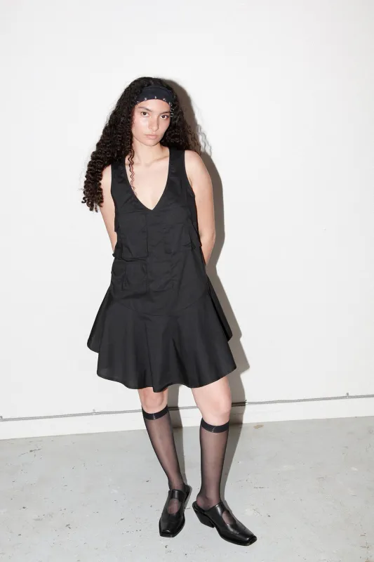 Sprint Dress in Onyx sold by KkCo