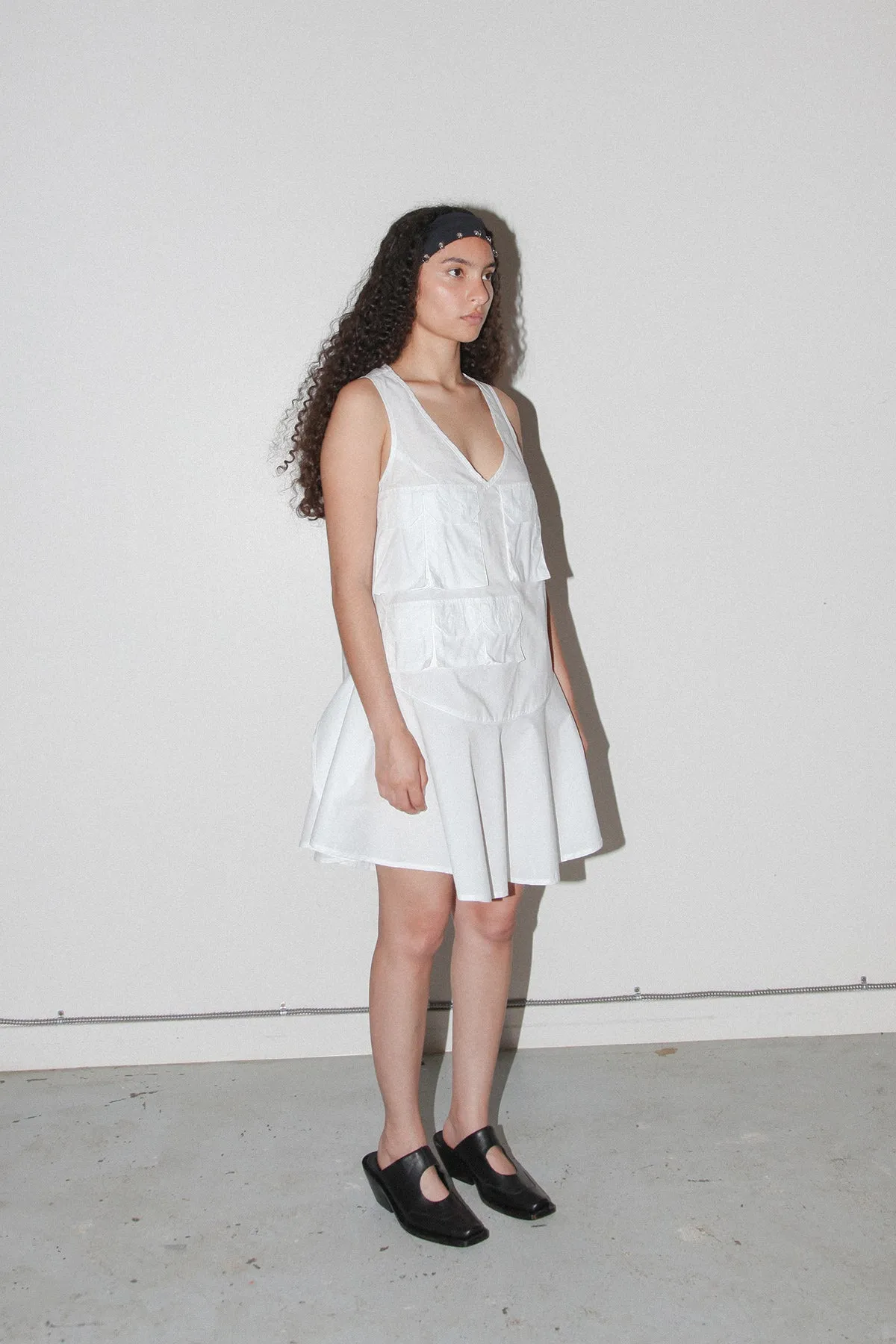 Sprint Dress in Snow sold by KkCo product image thumbnail 4