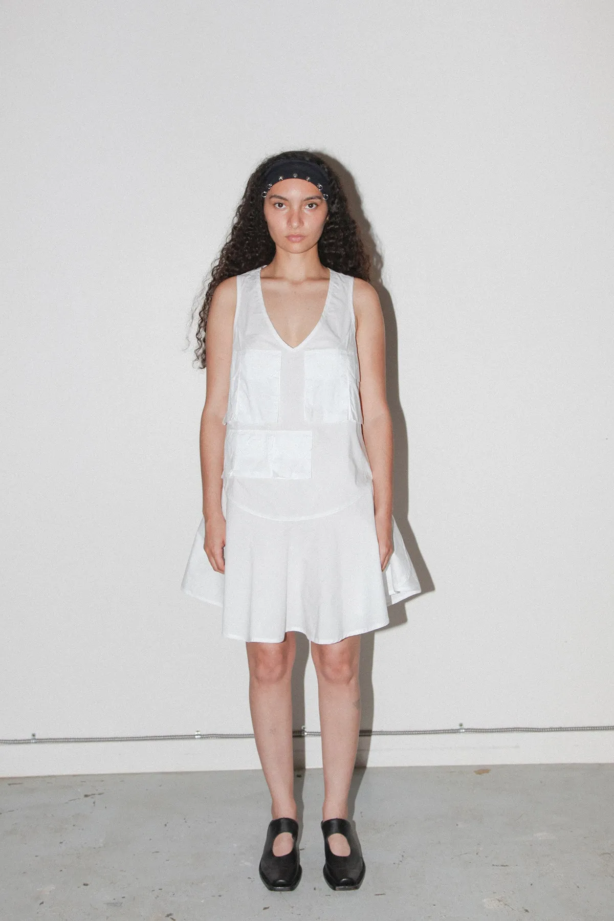 Sprint Dress in Snow sold by KkCo product image thumbnail 3