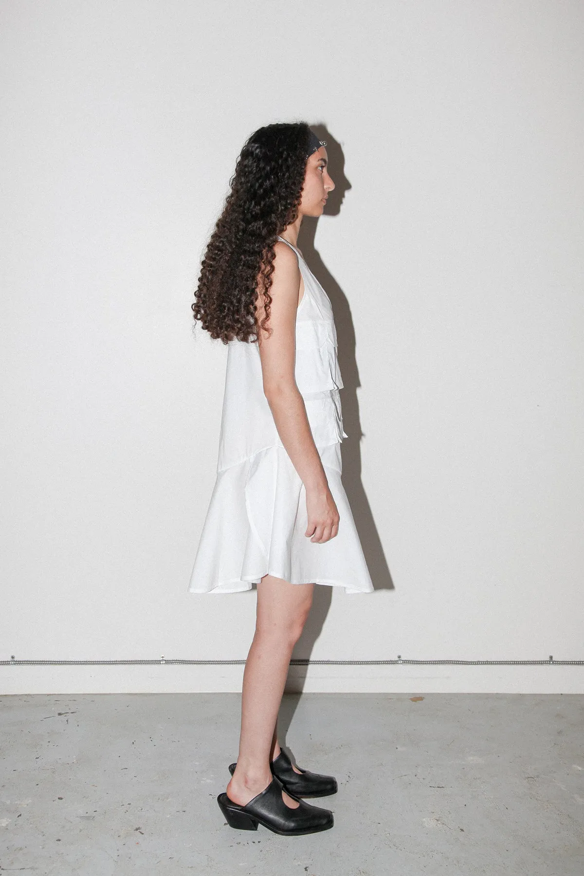 Sprint Dress in Snow sold by KkCo product image thumbnail 5