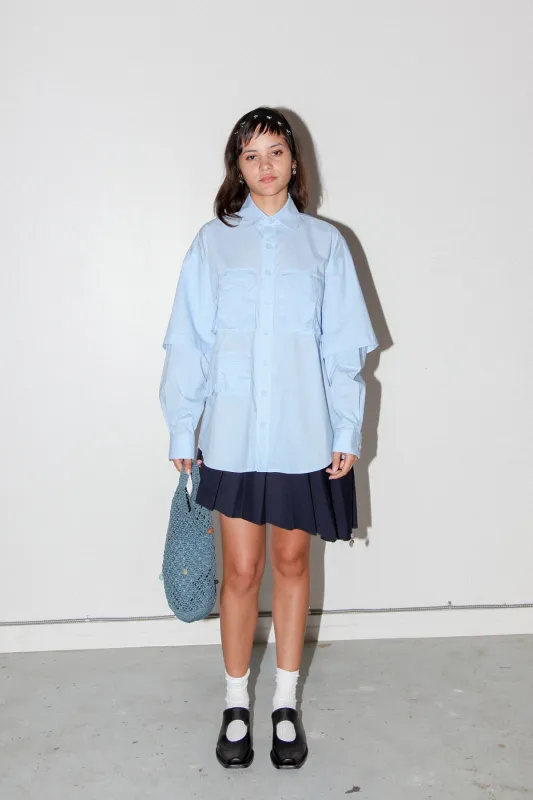 Sprint Double Button Up in Sky made by KkCo