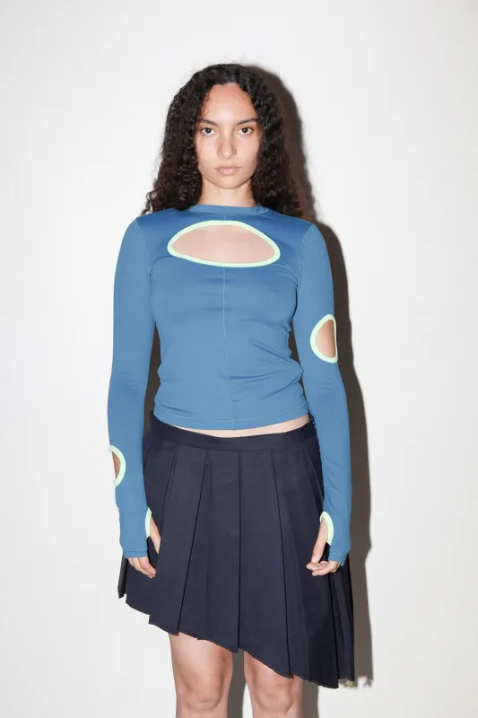 Asymmetrical Field Skirt in Dusk sold by KkCo