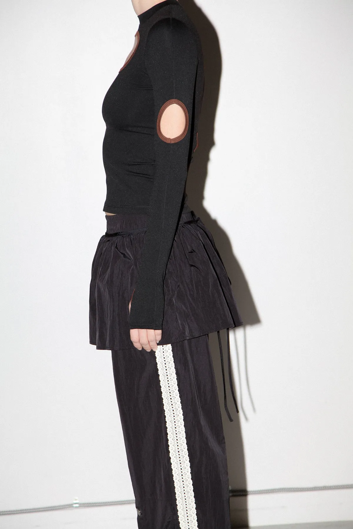 Peplum Apron in Onyx sold by KkCo product image thumbnail 5