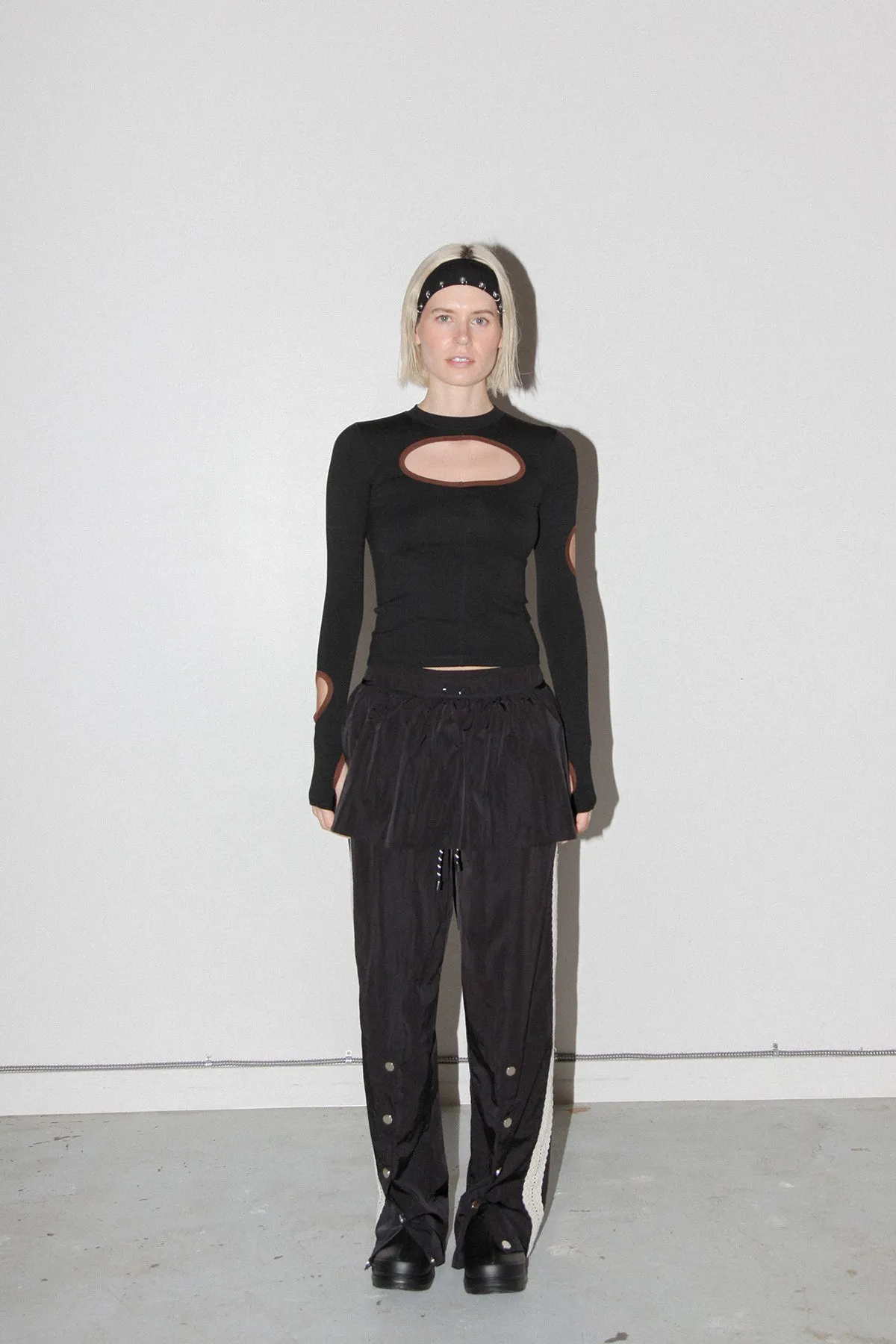 Peplum Apron in Onyx sold by KkCo product image thumbnail 2