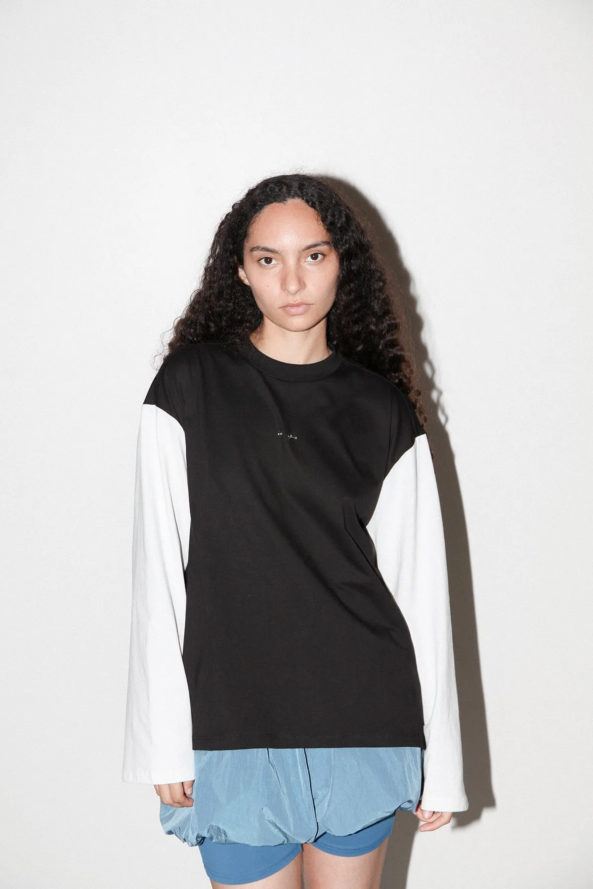 Contrast Box Tee in Black & White sold by KkCo product image thumbnail 2