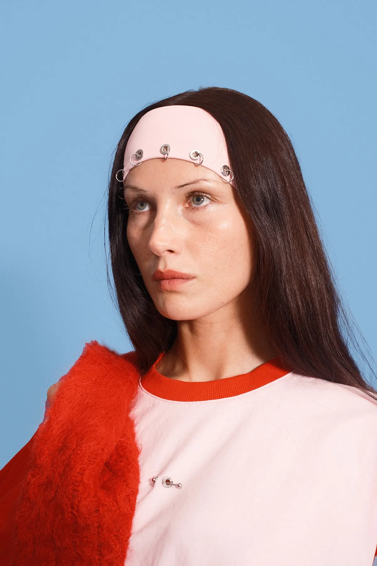 Pierced Headband in Rose Quartz sold by KkCo