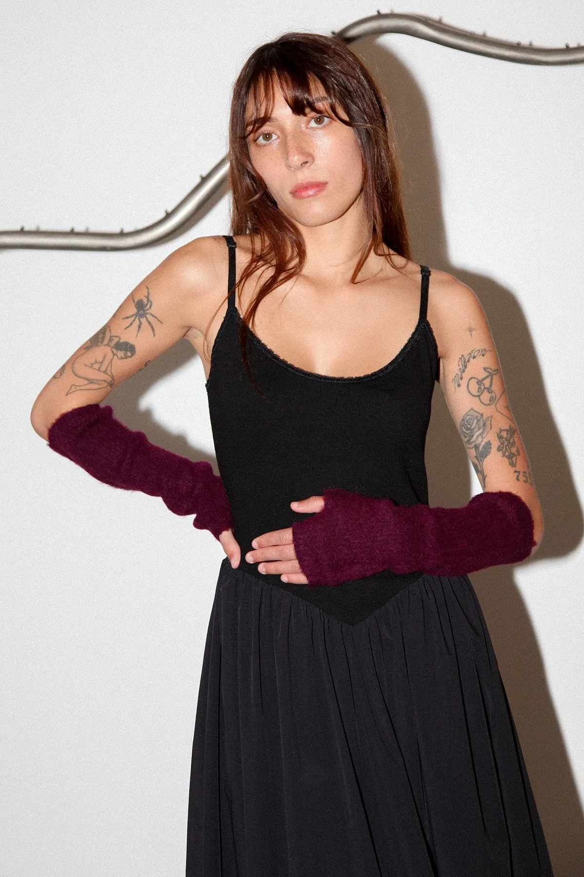 Arm Warmers in Plum sold by KkCo product image thumbnail 4