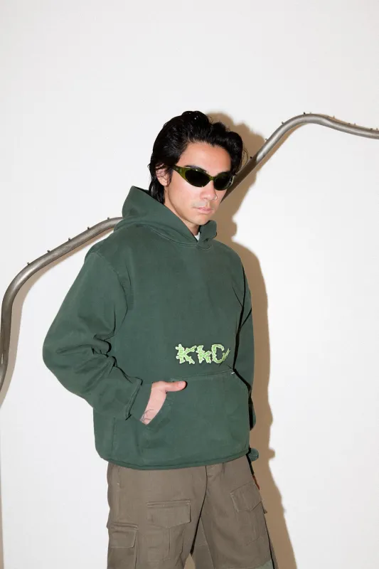 Thorn Hoodie in Forest sold by KkCo