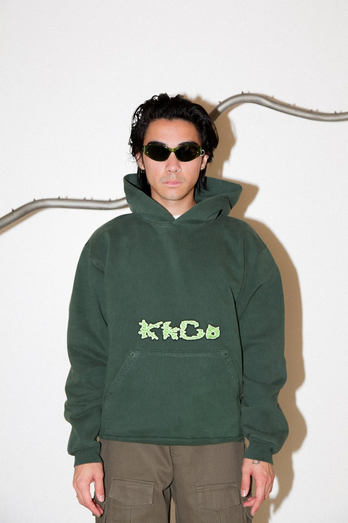Thorn Hoodie in Forest sold by KkCo product image thumbnail 2