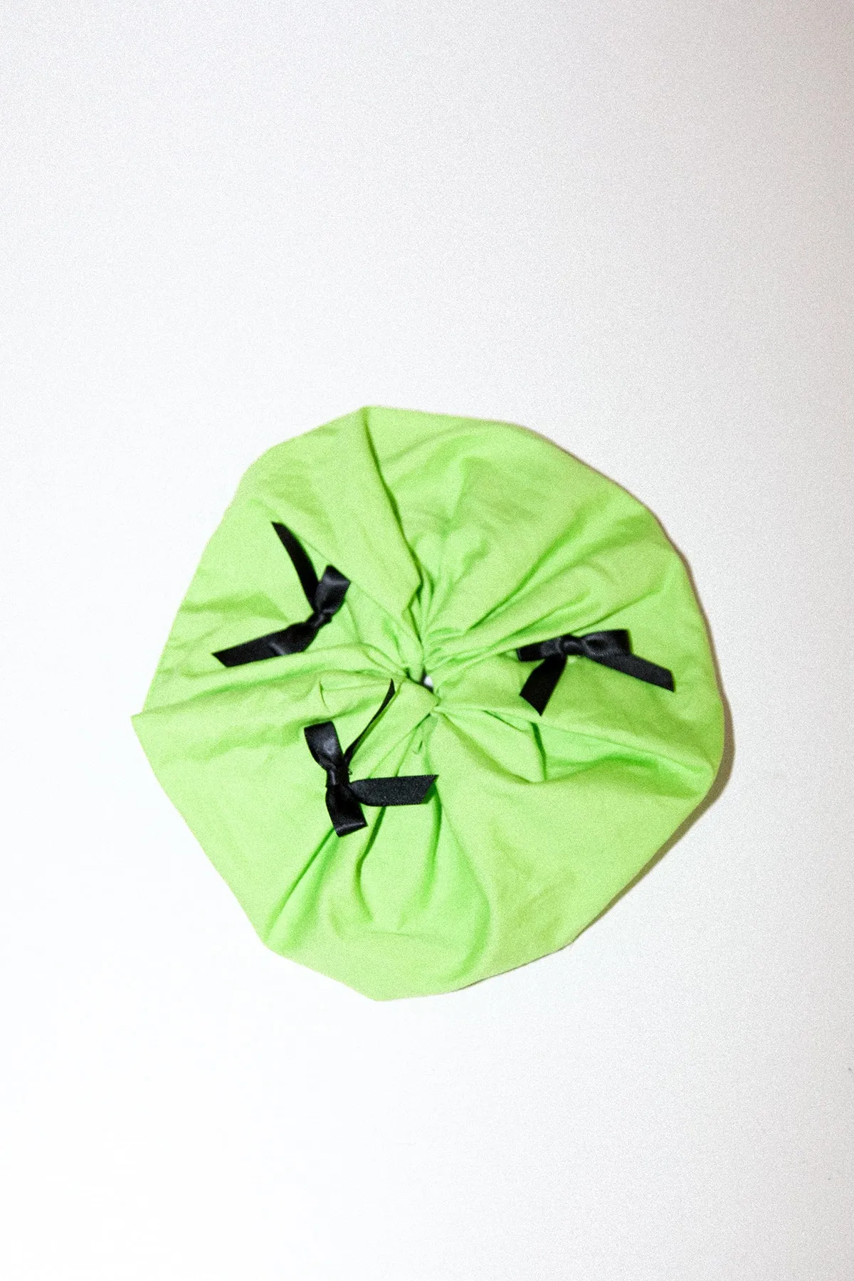 Grande Bow Scrunchie in Celery sold by KkCo