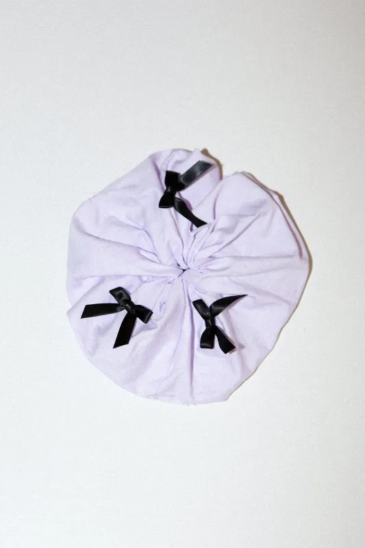Grande Bow Scrunchie in Lilac made by KkCo