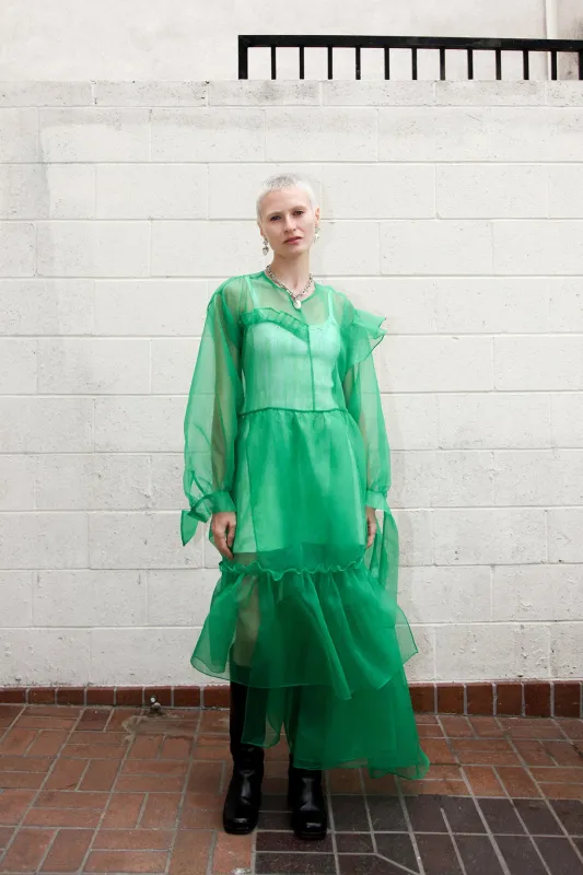 Nine Twenty-Seven Dress in Lime made by KkCo