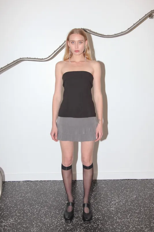 Studio 409 Pleated Skort in Grey sold by KkCo