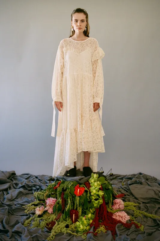 Nine Twenty-Seven Dress in Soft Ivory Lace made by KkCo