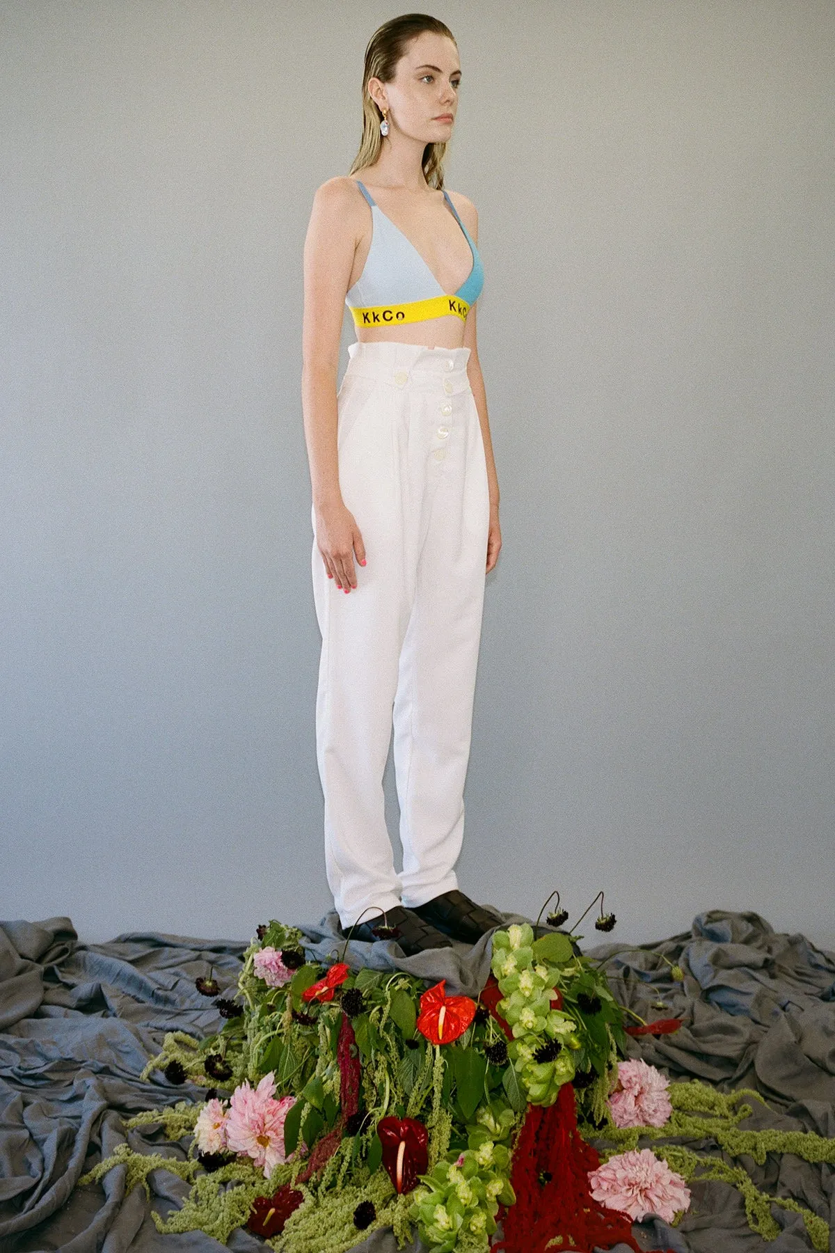 Forage Trouser in Powder Twill Suiting sold by KkCo product image thumbnail 2