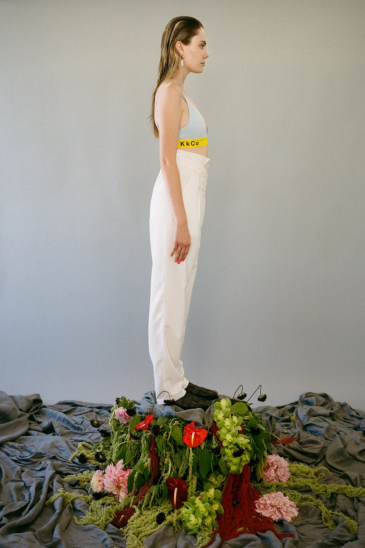 Forage Trouser in Powder Twill Suiting sold by KkCo product image thumbnail 3