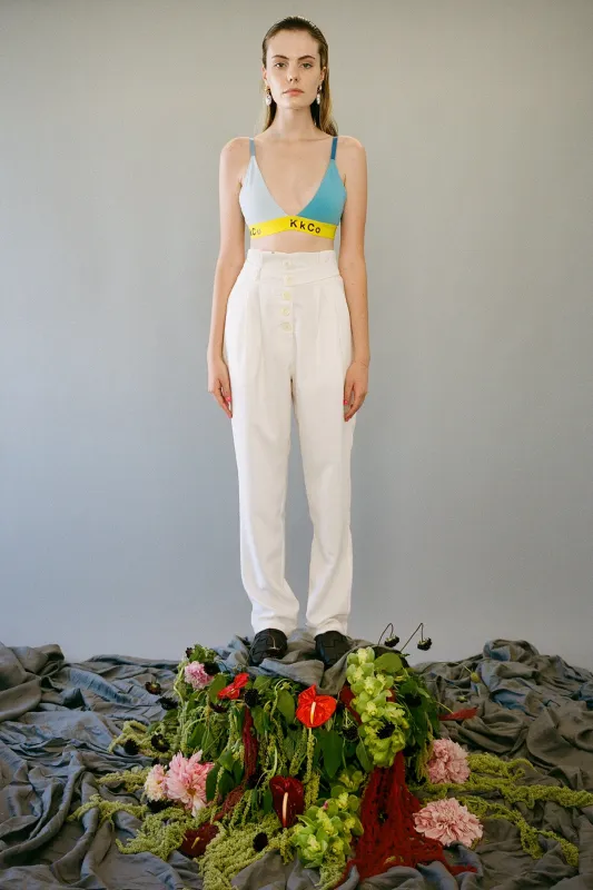 Forage Trouser in Powder Twill Suiting made by KkCo