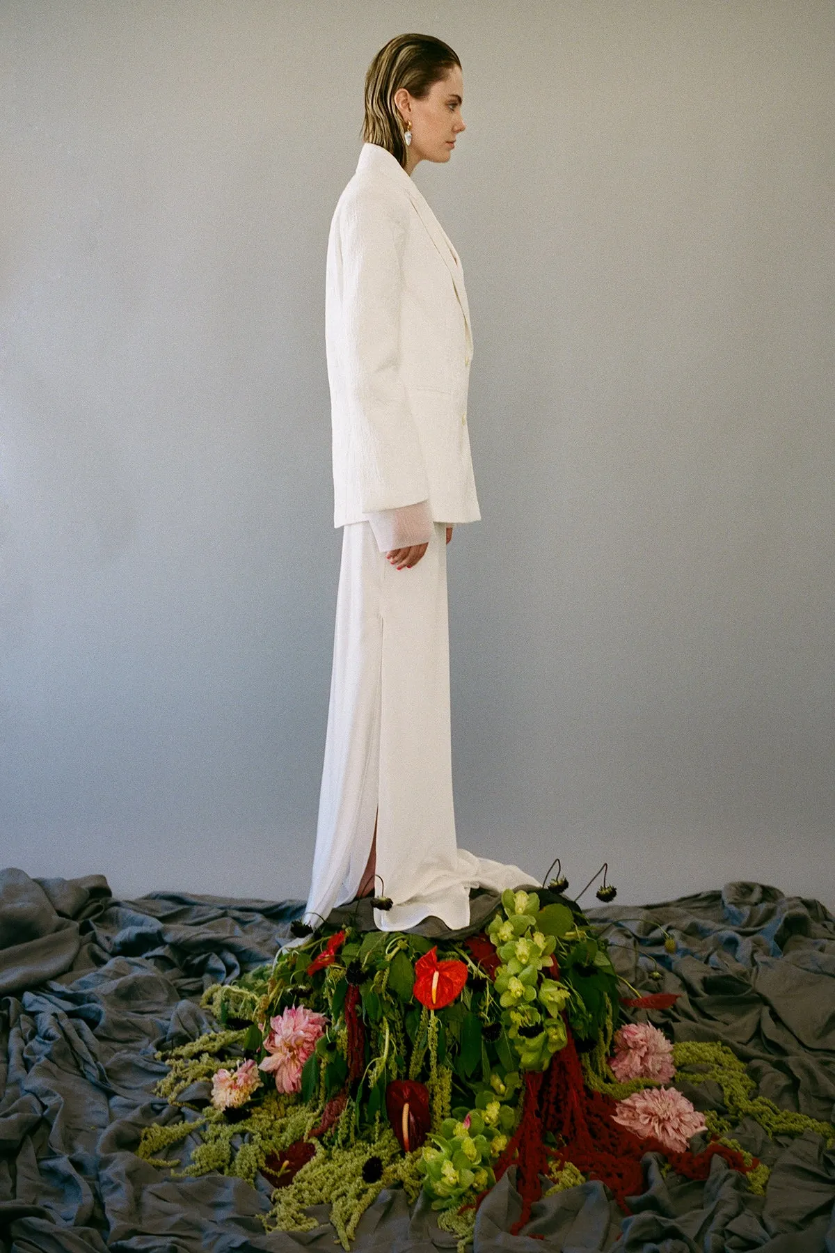 Forage Blazer in Blanco Flower Jacquard sold by KkCo product image thumbnail 3