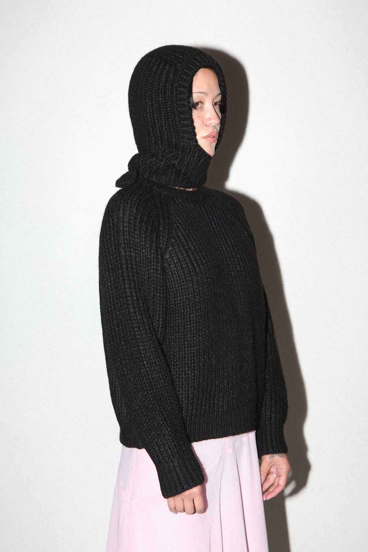 Polar Bonnet Scarf in Onyx sold by KkCo product image thumbnail 4