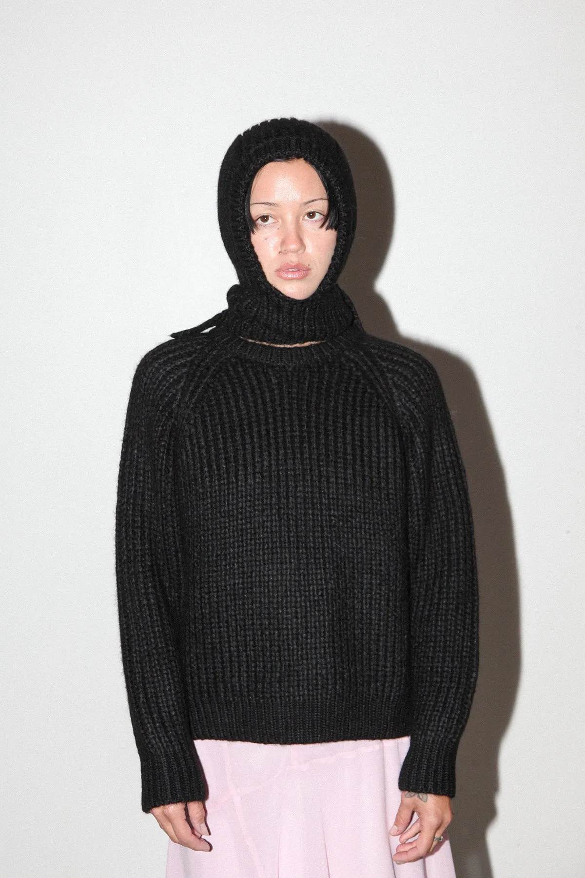 Polar Bonnet Scarf in Onyx sold by KkCo product image thumbnail 2