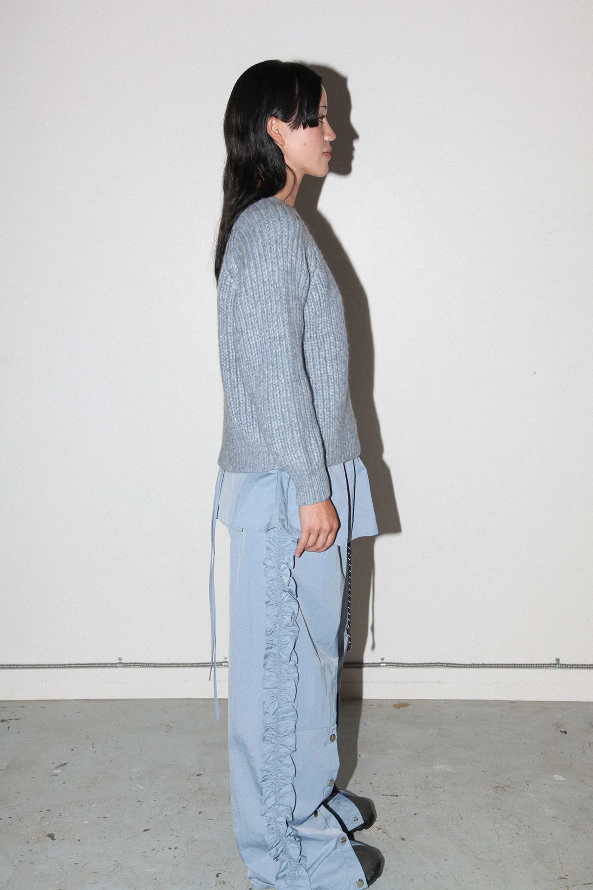 Polar Crewneck Sweater in Marled Sky sold by KkCo product image thumbnail 4