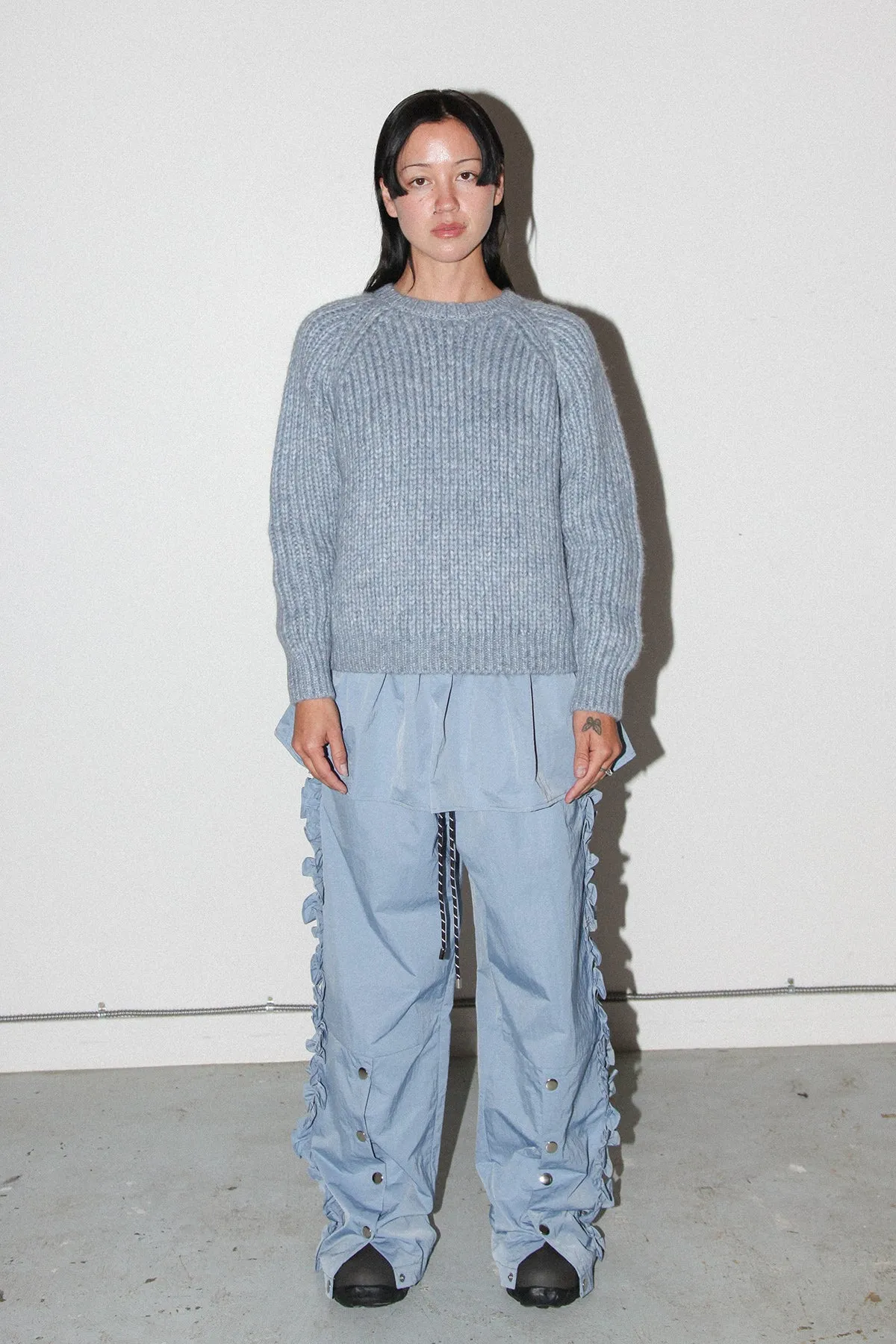 Polar Crewneck Sweater in Marled Sky sold by KkCo product image thumbnail 2