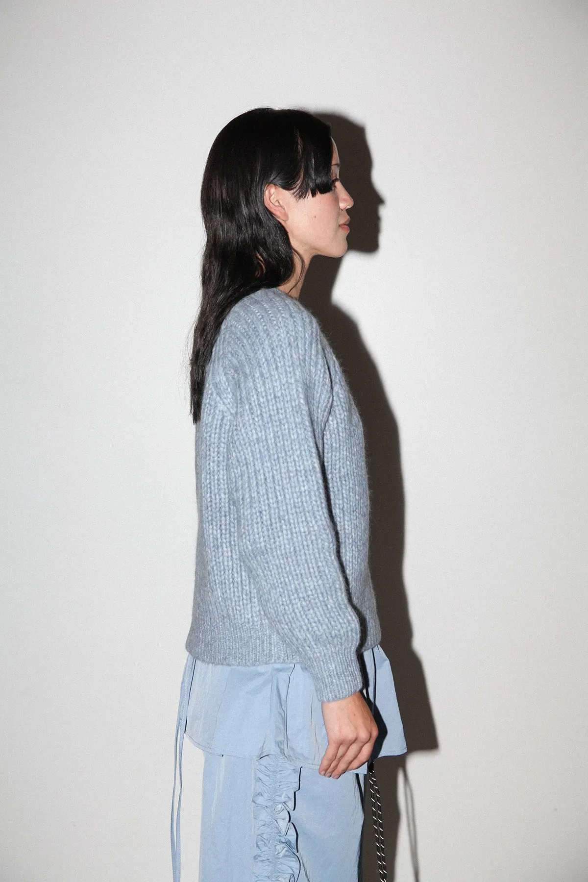 Polar Crewneck Sweater in Marled Sky sold by KkCo product image thumbnail 3
