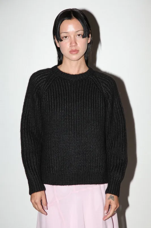 Polar Crewneck Sweater in Onyx sold by KkCo