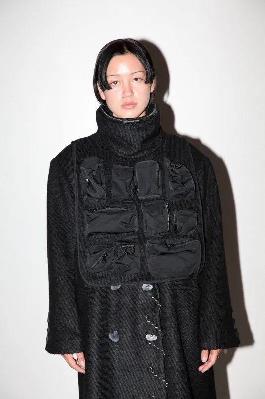 Loop Utility Bib in Onyx sold by KkCo