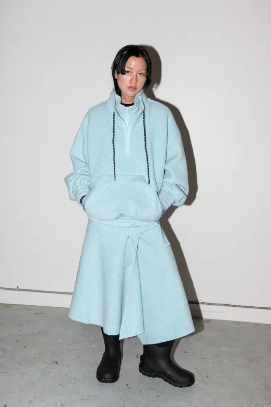 Trail Double Mockneck in Sky sold by KkCo