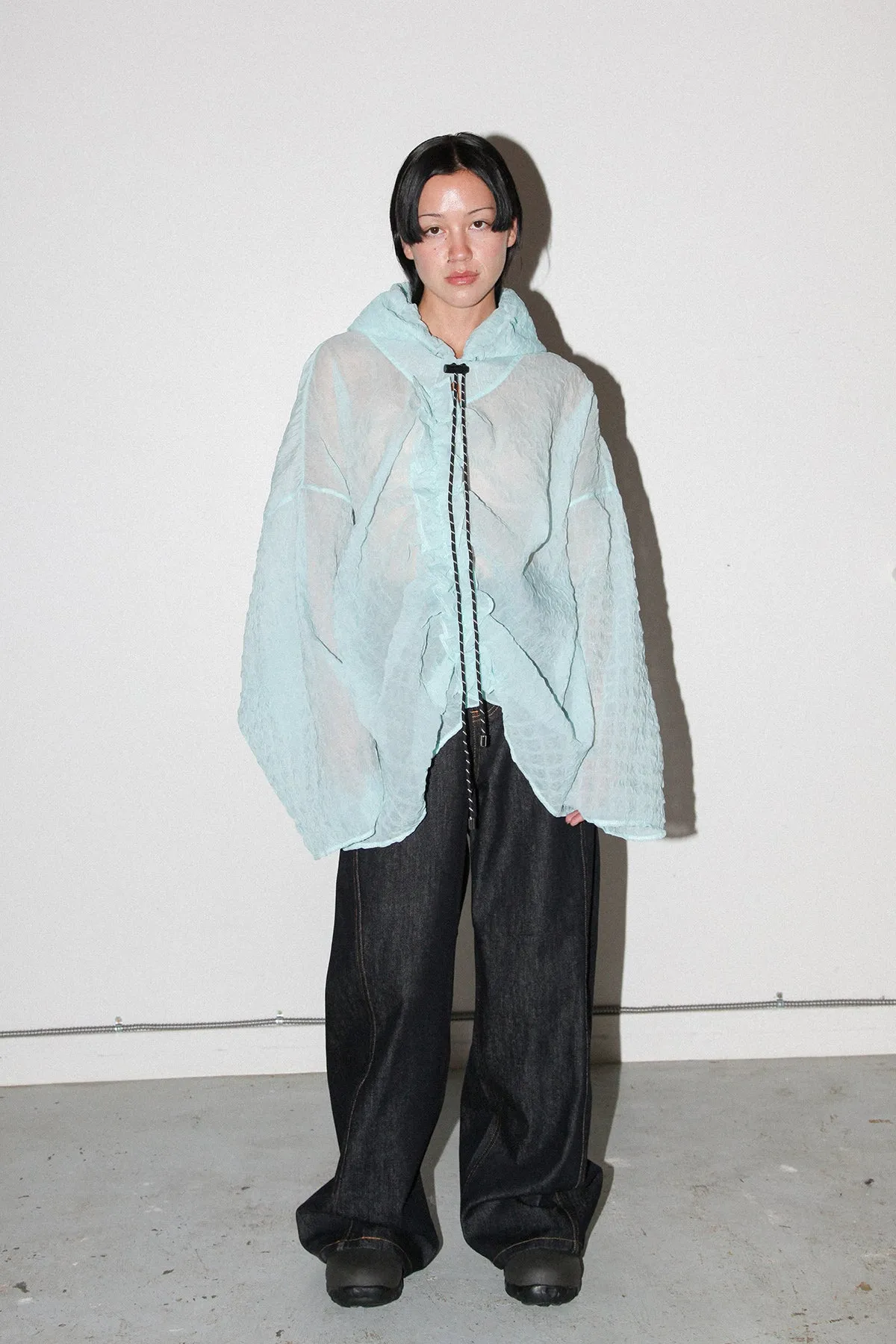Bubble Hooded Top in Sky sold by KkCo product image thumbnail 2