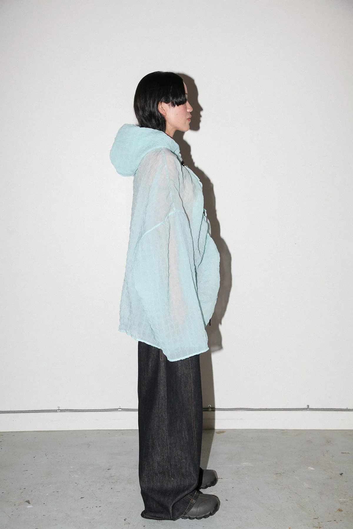 Bubble Hooded Top in Sky sold by KkCo product image thumbnail 4