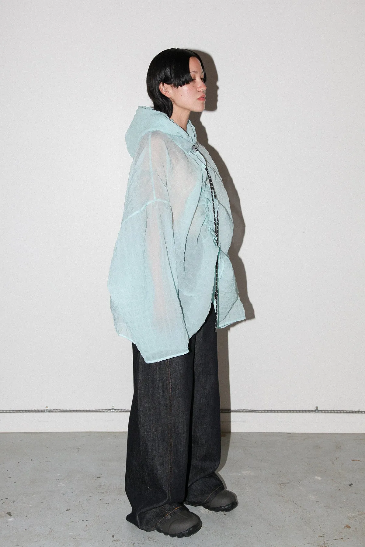 Bubble Hooded Top in Sky sold by KkCo product image thumbnail 3