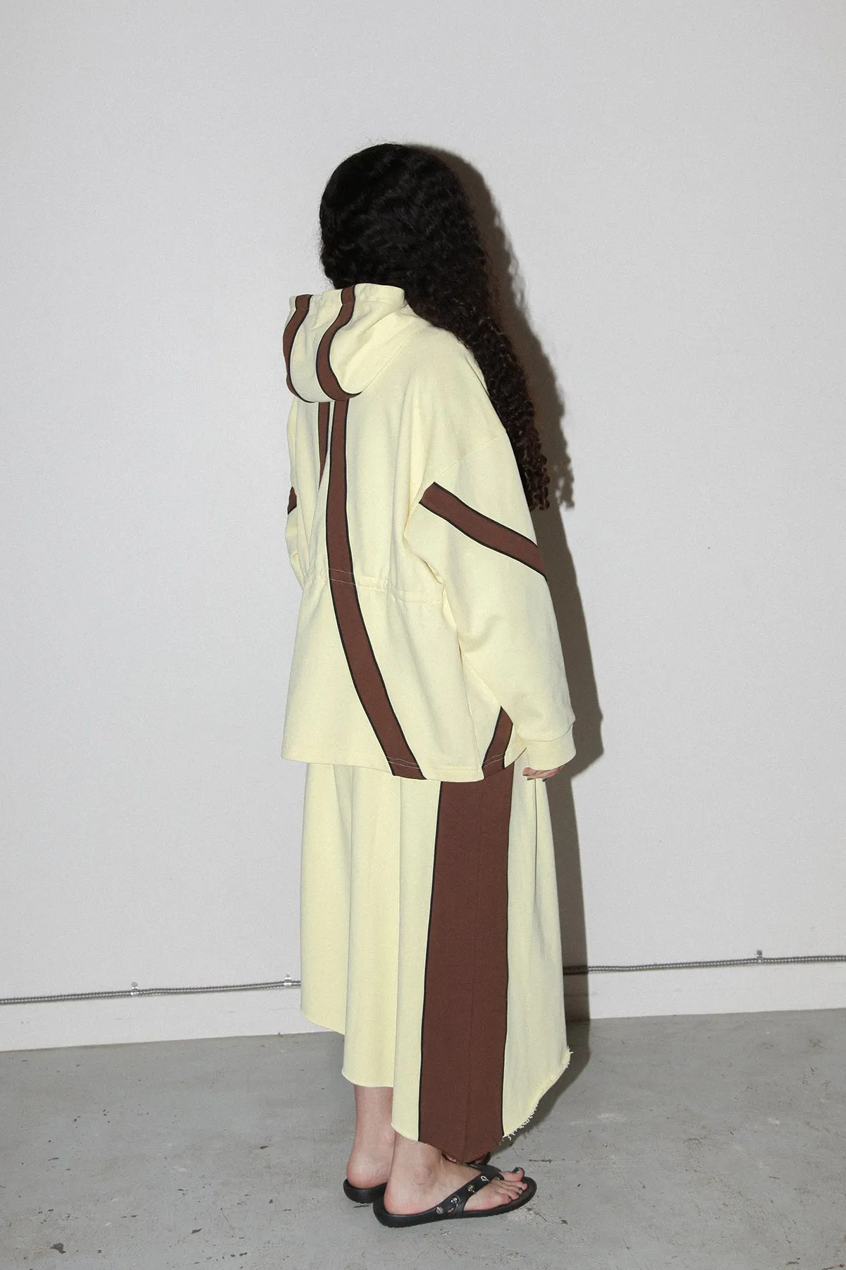 Organic Zip Hoodie in Lemon sold by KkCo product image thumbnail 5