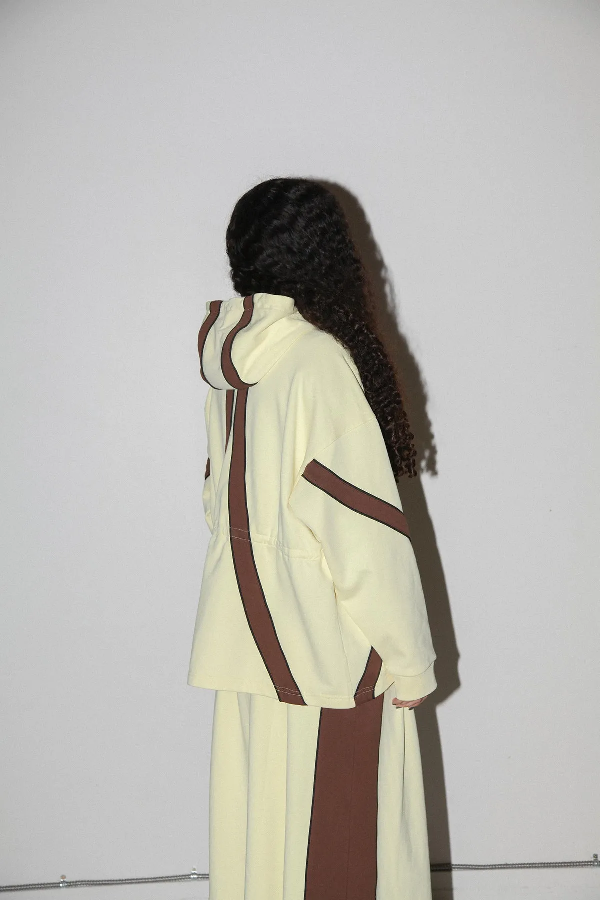 Organic Zip Hoodie in Lemon sold by KkCo product image thumbnail 4