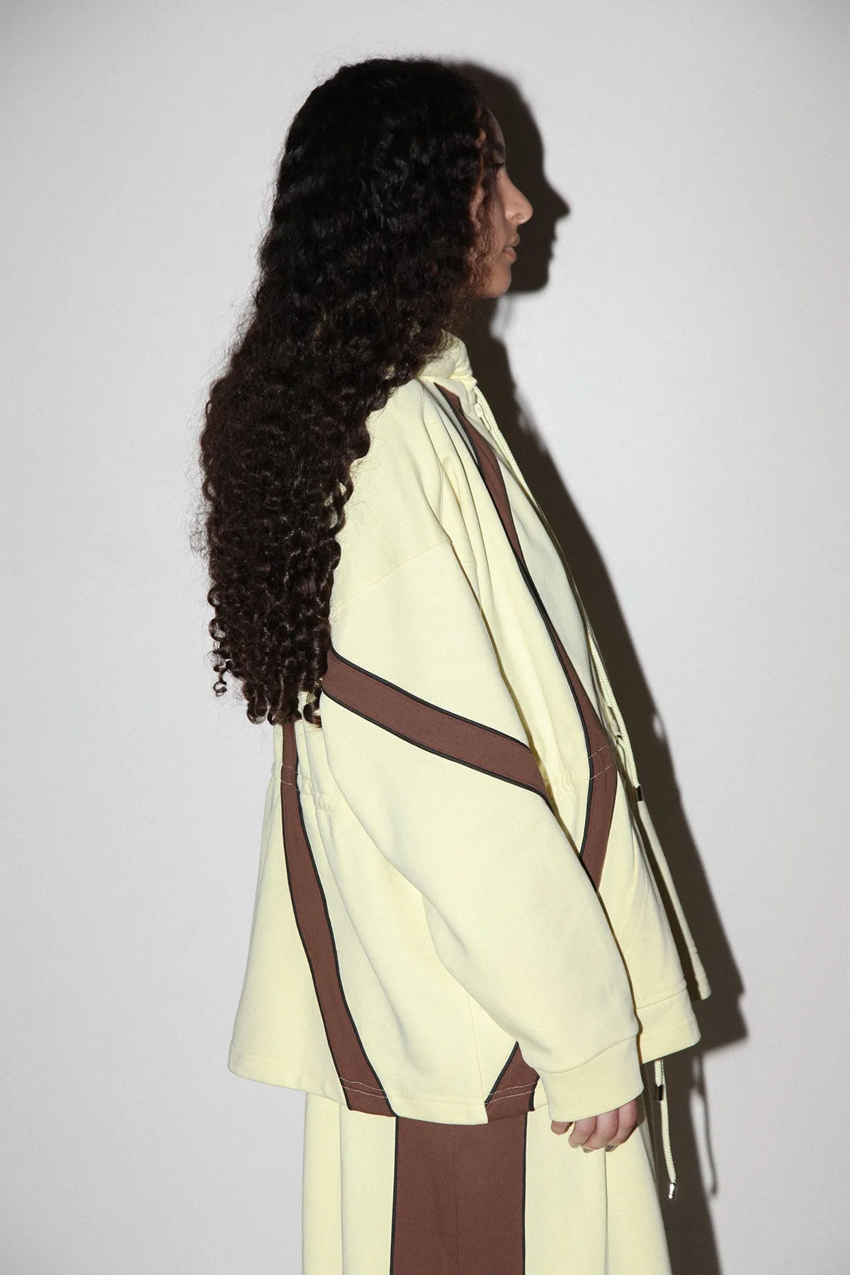 Organic Zip Hoodie in Lemon sold by KkCo product image thumbnail 3