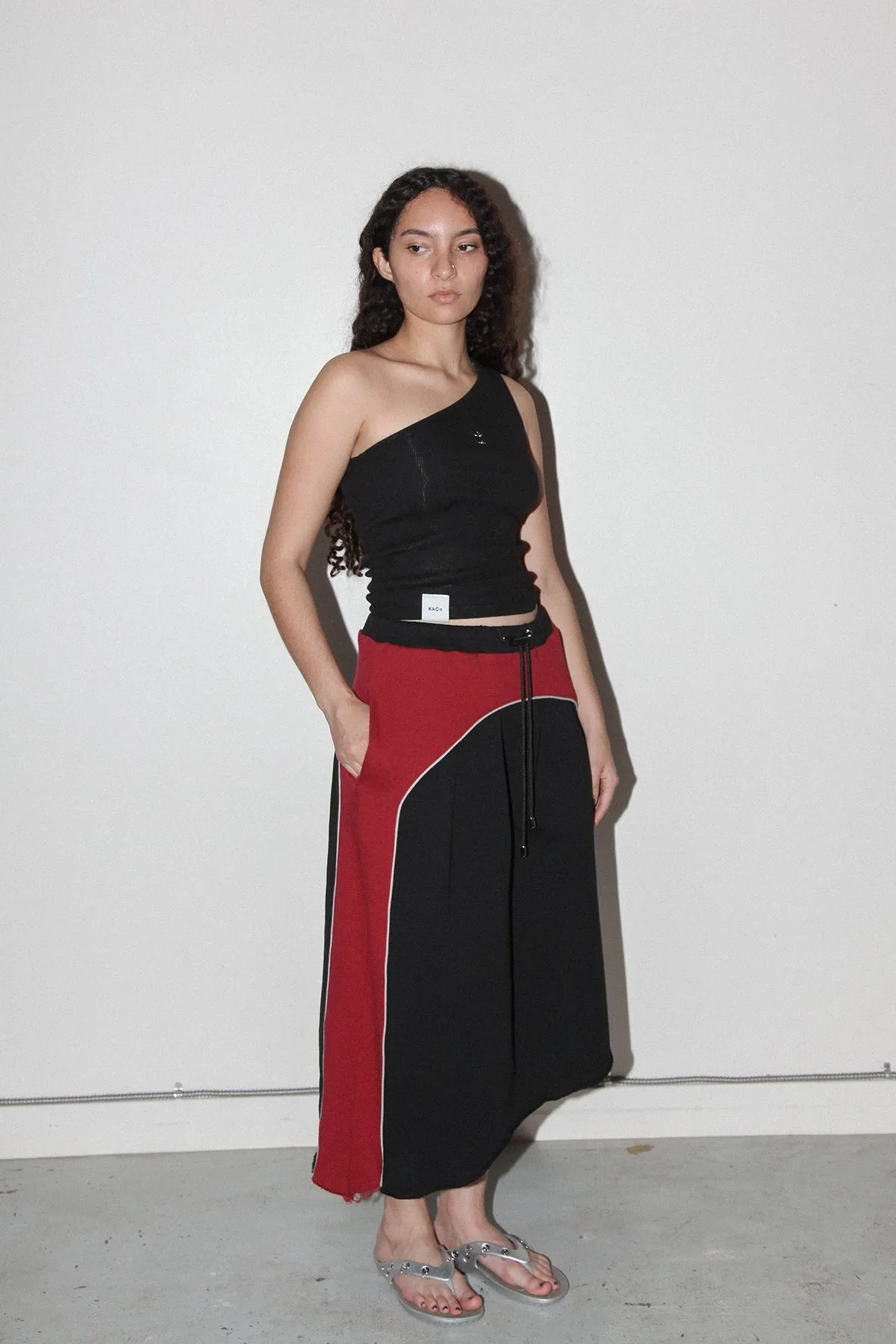 Organic Pleat Skirt in Onyx sold by KkCo