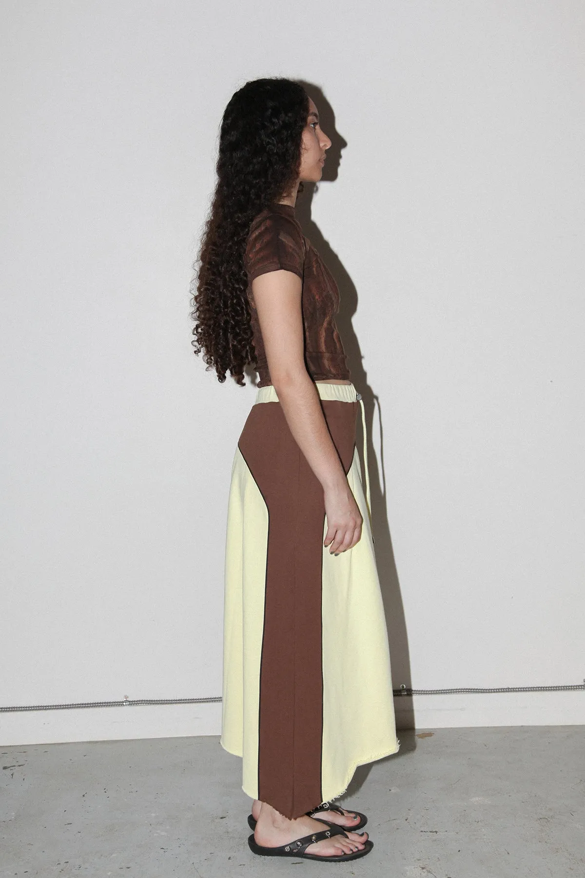 Organic Pleat Skirt in Lemon sold by KkCo product image thumbnail 4