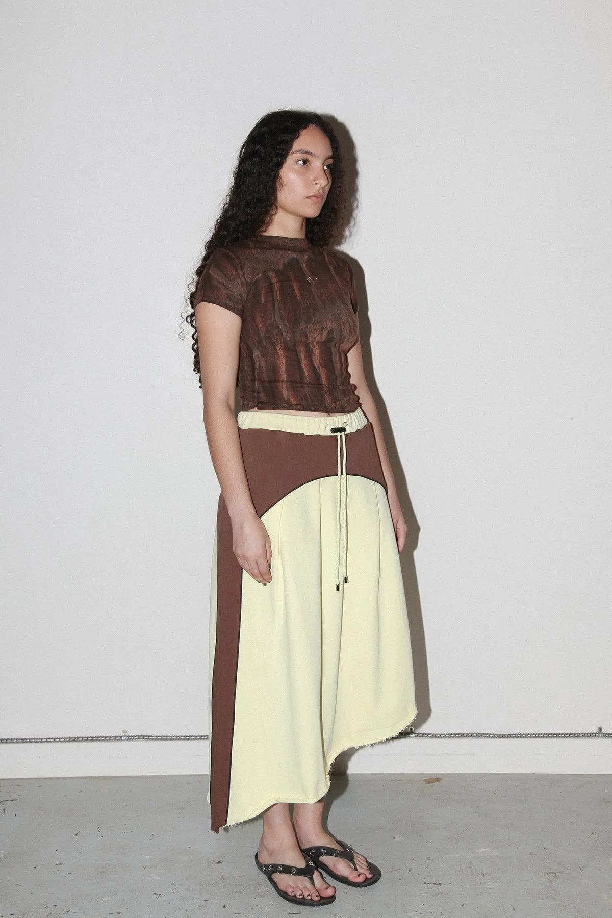 Organic Pleat Skirt in Lemon sold by KkCo product image thumbnail 2