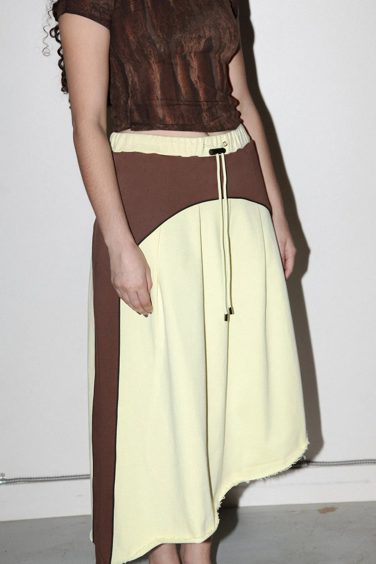 Organic Pleat Skirt in Lemon sold by KkCo product image thumbnail 3