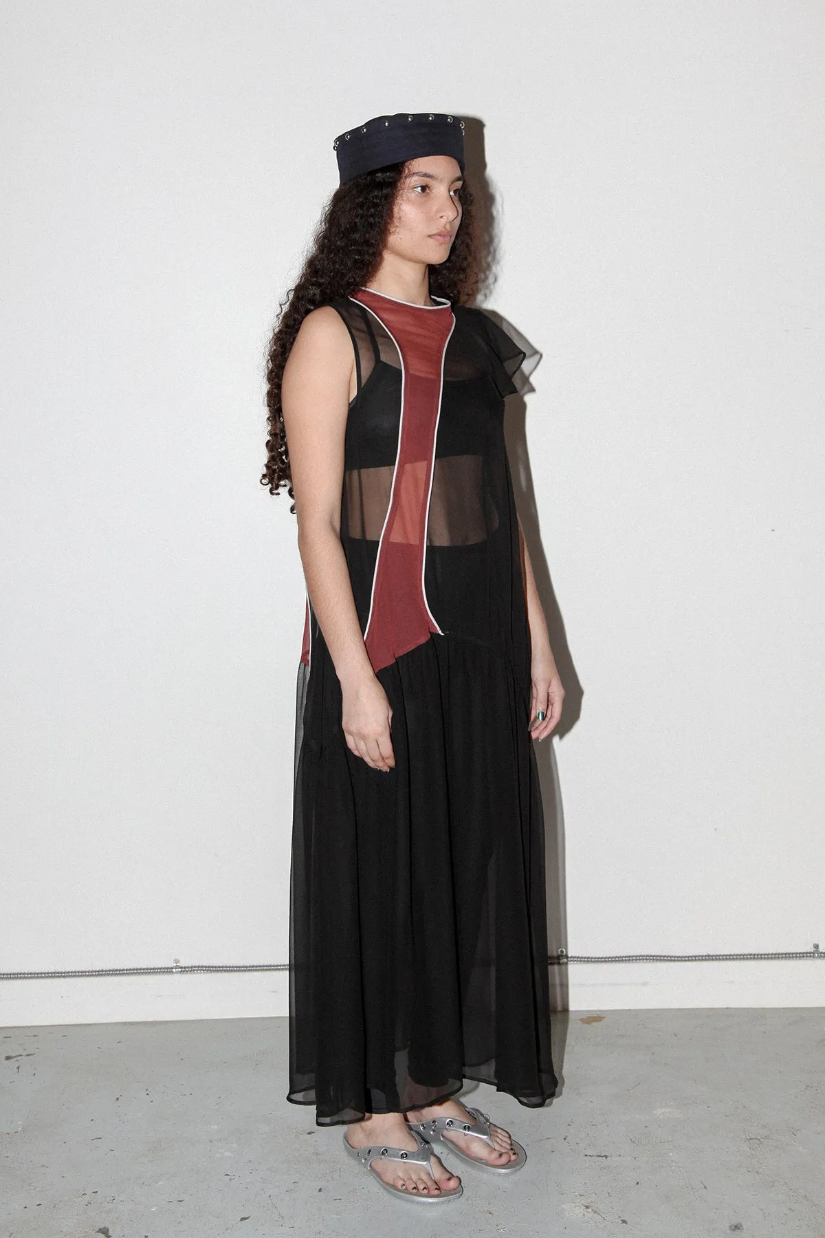 Silk Current Dress in Onyx sold by KkCo product image thumbnail 4