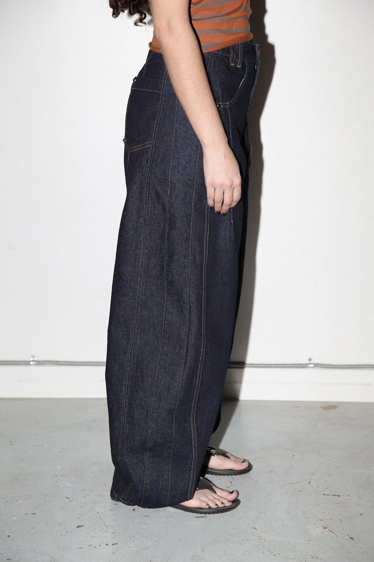 Dart Denim in Rinsed Indigo sold by KkCo product image thumbnail 4