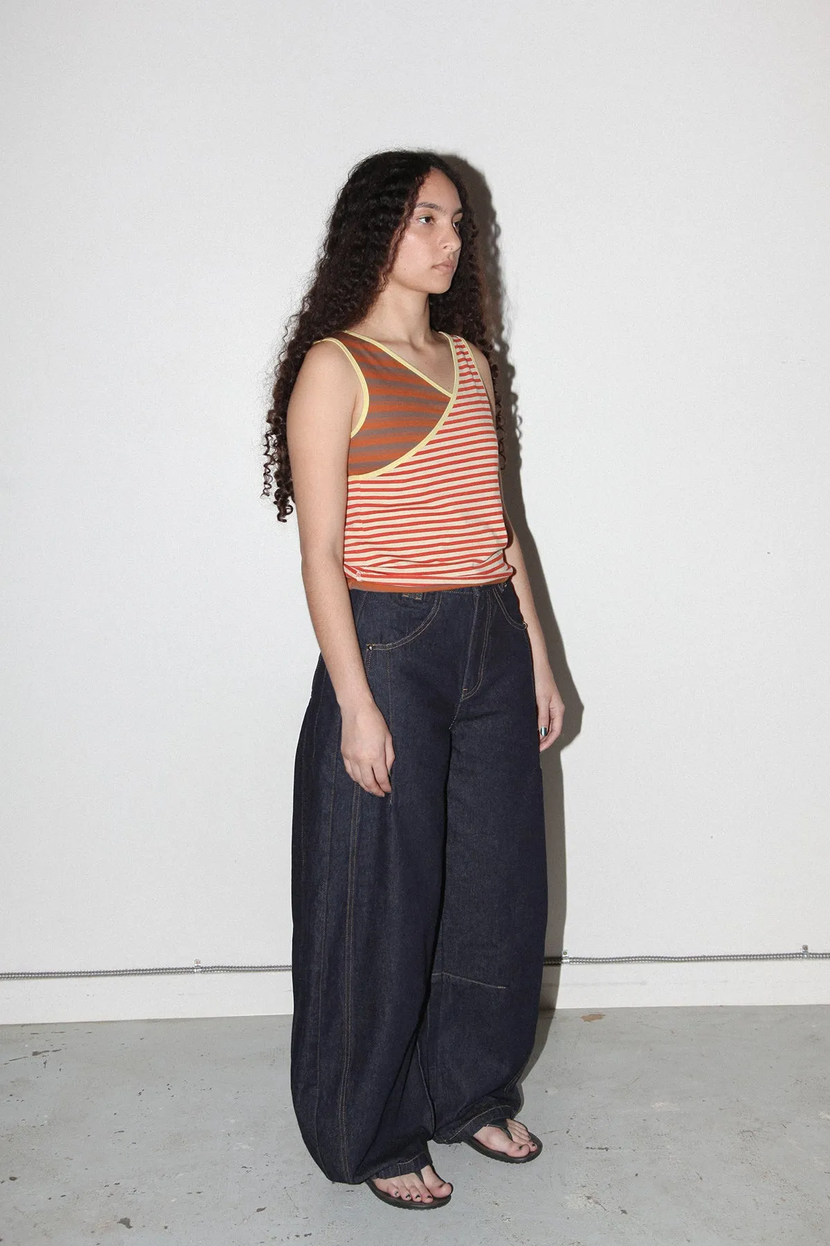 Layered Loop Tank in Mixed Stripe sold by KkCo product image thumbnail 3