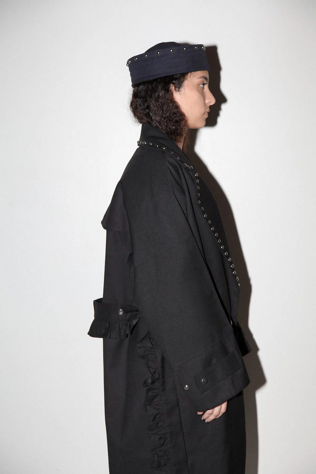 Rivet Trench in Onyx sold by KkCo product image thumbnail 5