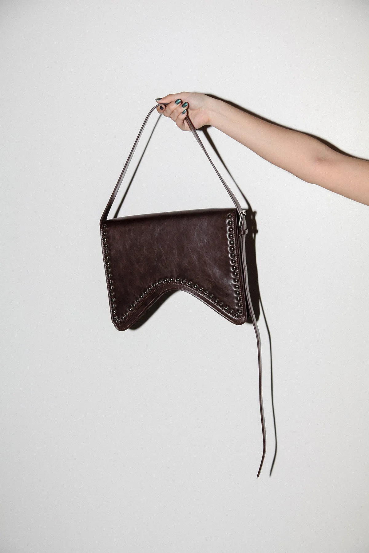 Rivet Bag in Mud sold by KkCo