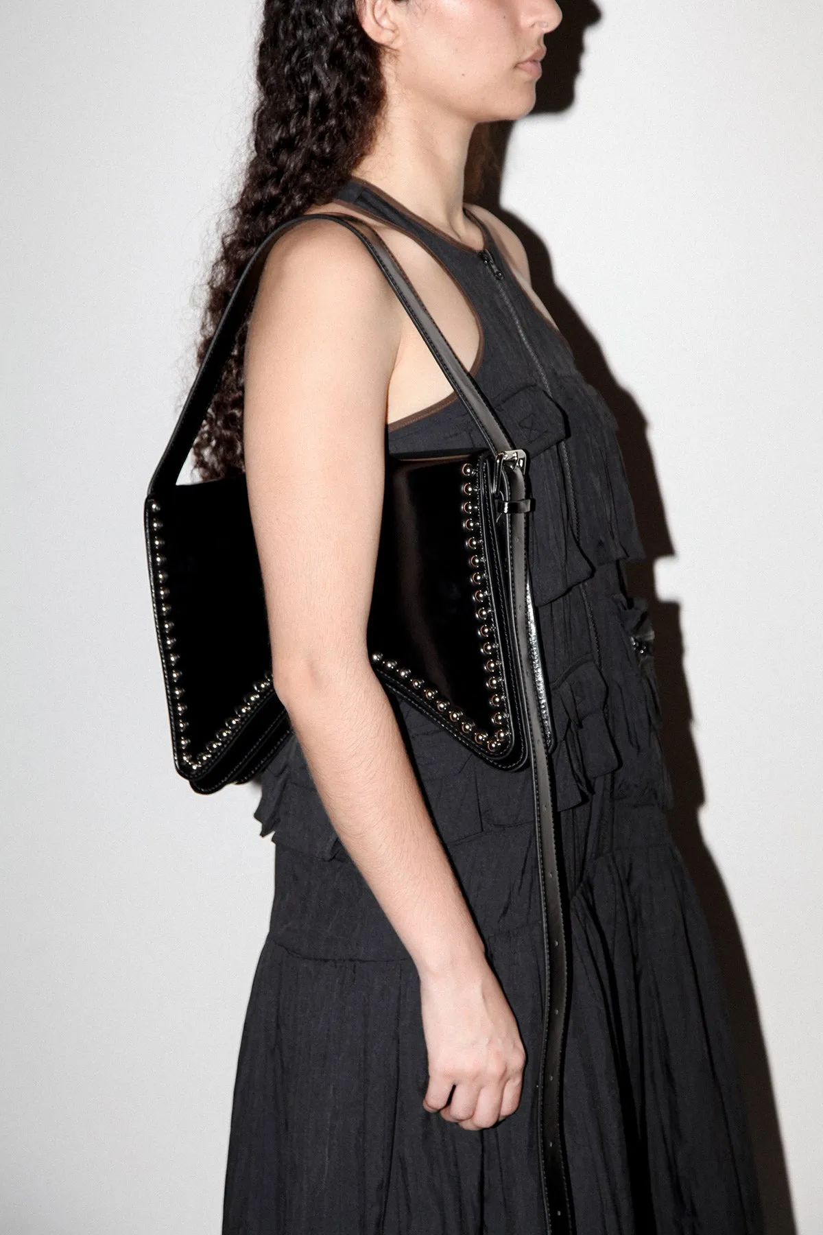 Rivet Bag in Onyx sold by KkCo product image thumbnail 5