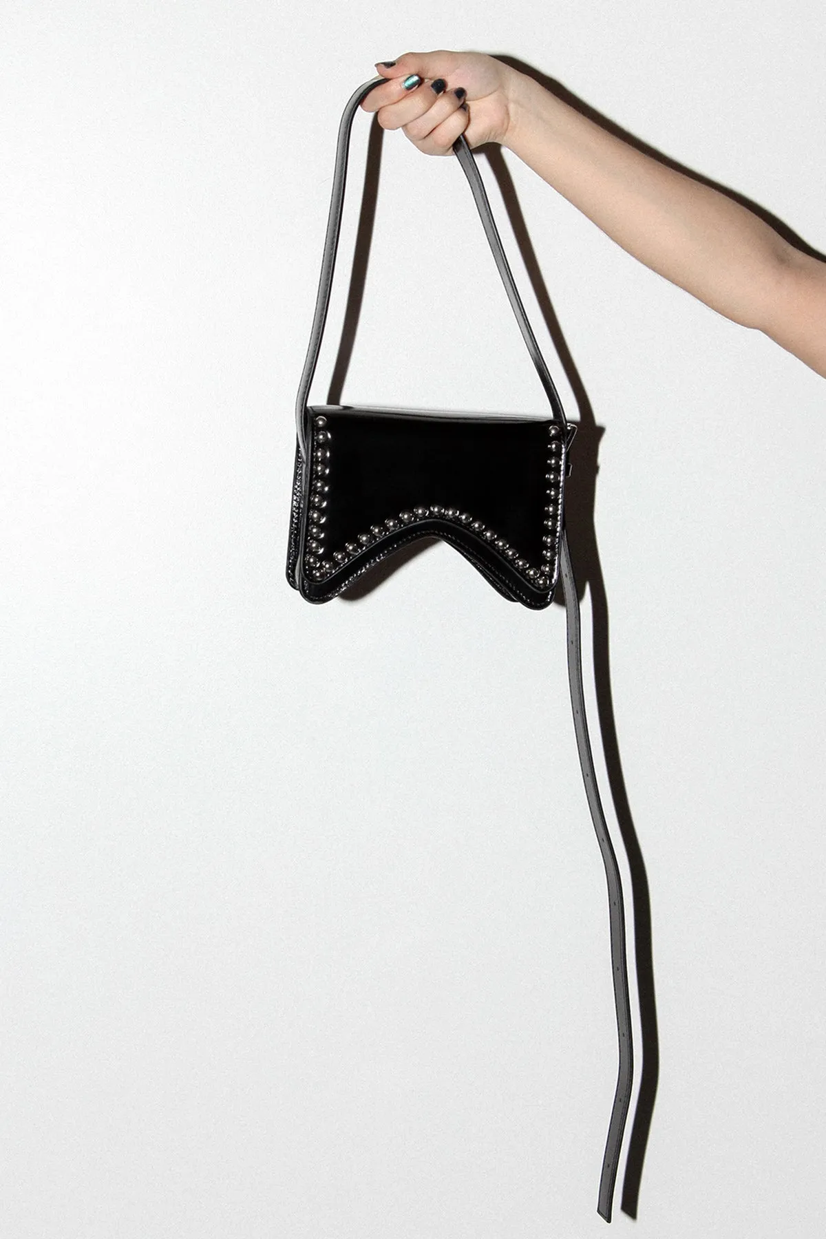 Mini Rivet Bag in Onyx sold by KkCo