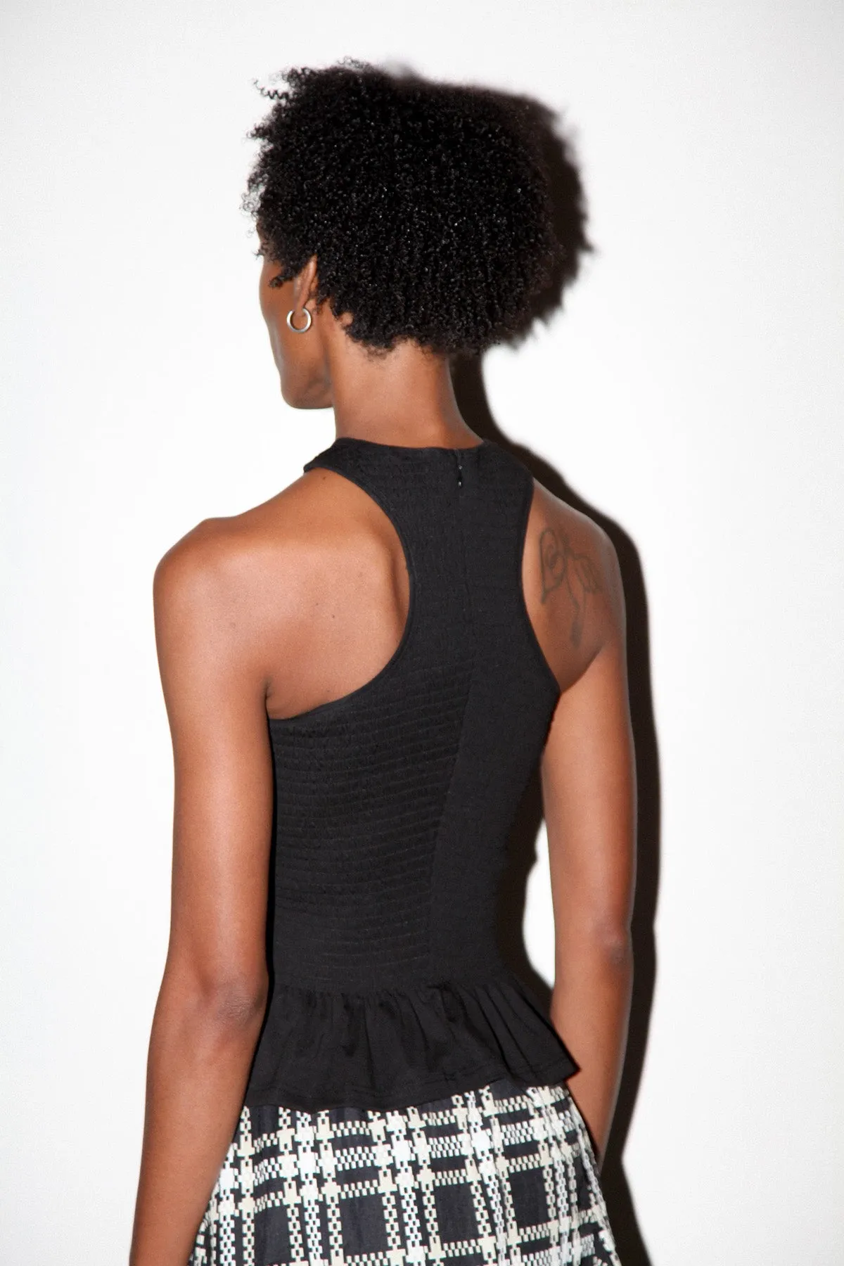 Smocked Tank in Onyx sold by KkCo product image thumbnail 5